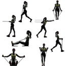 Kit 11 Elasticos Funcionais para Treino e Exercicios. - Tartaruga Shop