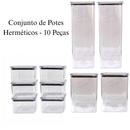 Kit Potes Herméticos Empilhaveis - Urban Gang