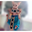 Roupas de Gato Sem Pêlos Dragon Ball Deus da Destruição Beerus - Tartaruga Shop