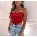 Cropped Corselet Bat Fin Fashion Blogger - Tartaruga Shop