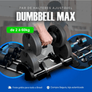 Par de Halteres Ajustavel - Dumbbell Max - Tartaruga Shop