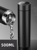 Garrafa Térmica Inox Inteligente Com Medidor De Temperatura - Tartaruga Shop