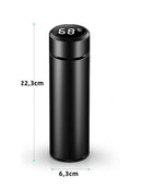 Garrafa Térmica Inox Inteligente Com Medidor De Temperatura - Tartaruga Shop