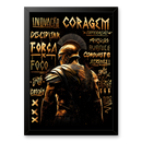 Quadro Decorativo Espartano - Tartaruga Shop