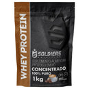 Whey Protein Concentrado 1kg - 100% Importado - Soldiers Nutrition - Tartaruga Shop